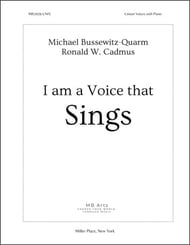 I Am a Voice That Sings Unison choral sheet music cover Thumbnail